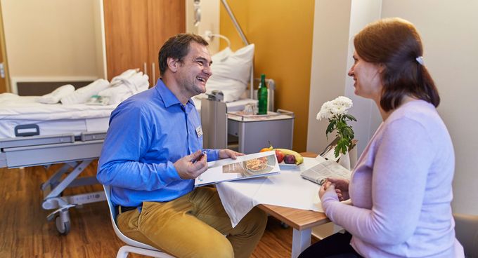 Privitazimmer Gespräch